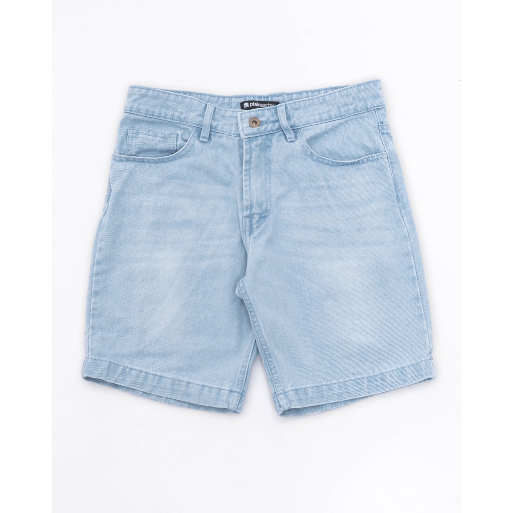 PLAIN Short Denim Washed - Sky Blue Washed