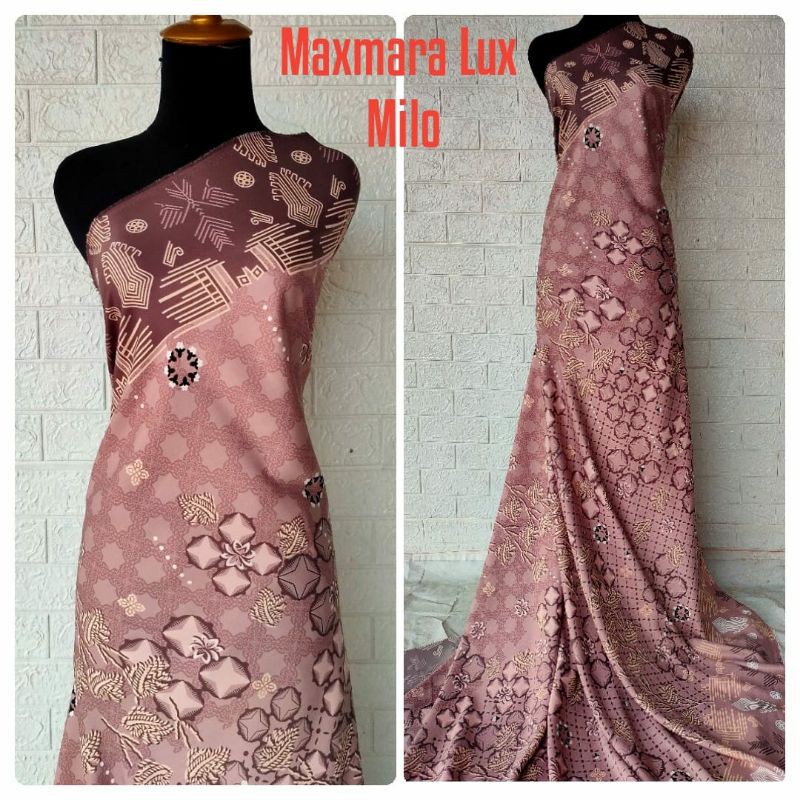 Kain Gamis Maxmara Lux Motif Fajero harga setengah meter