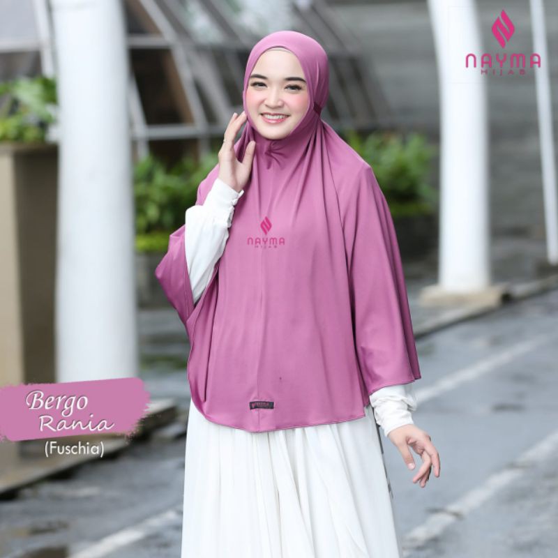 READY STOCK JILBAB INSTAN BERGO RANIA NAYMA HIJAB