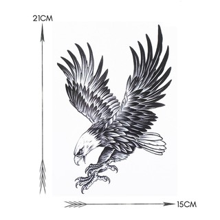 Stiker  Tato Temporer Anti Air Gambar Burung Elang Warna  