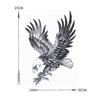 Stiker Tato Temporer Anti Air Gambar Burung Elang Warna Stiker Tato Temporer Anti Air Gambar Burung Elang Warna