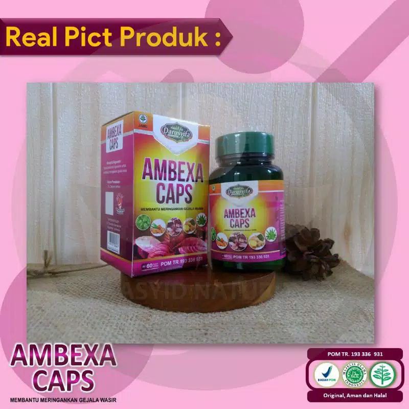 DAUN UNGU AMBEXA ORIGINAL OBAT WASIR DAN AMBEIEN