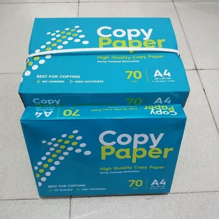 

kertas- kertas a4 70gr copy paper (1 dus) / kertas hvs a4 70gr copy paper -kertas.