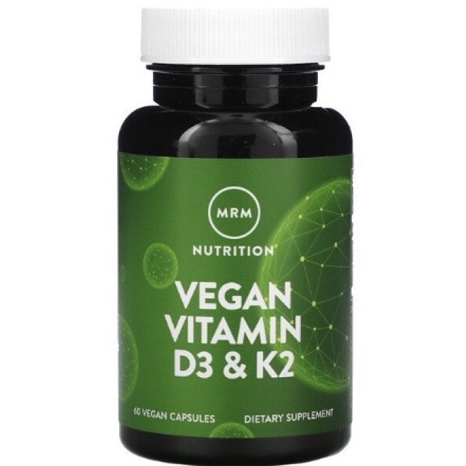 MRM NUTRITION VEGAN VITAMIN D3 & K2 60 Vegan Capsules