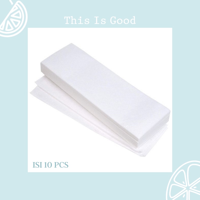 Jual This Is Good Waxing strip isi 10 / Reusable / Kertas Waxing
