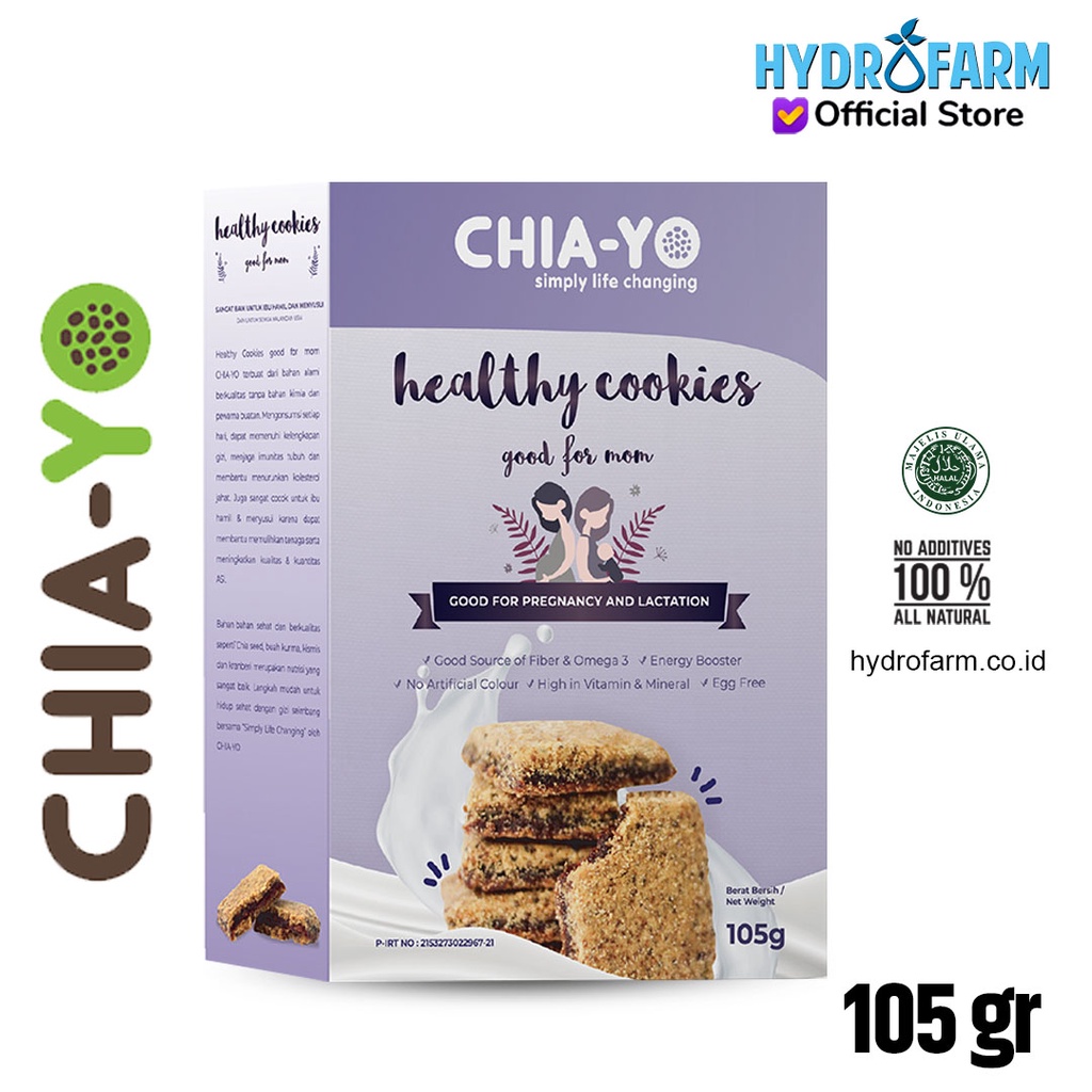 Jual Chia Yo Healthy Cookies for Mom (Good for Pregnancy & Lactation