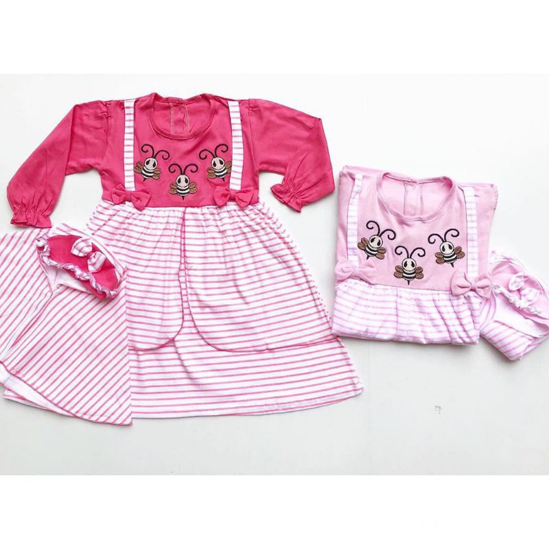 Gamis set hijab little bees Brp530