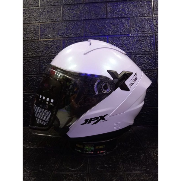 helm half face jpx solid terbaru