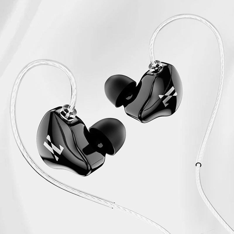 JCALLY ME HIFI Dynamic Earphone Dual Magnetic Moving Coil Sport Headphone Music DJ Headset Earbuds with Microphone