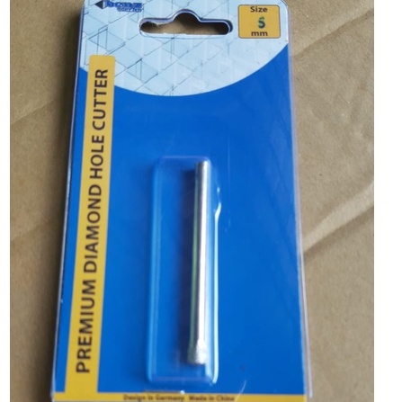 Mata Bor Kaca 5mm/Mata Bor Pembolong Keramik Dan Kaca / Diamond Holesaw BERKUALITAS