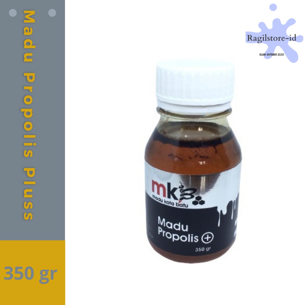 

Madu kota batu madu propolis plus 2in1 (madu + Propolis) 350g - mengatasi asam lambung