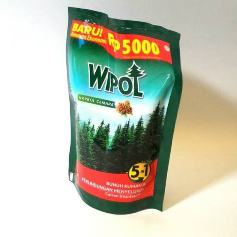 Wipol sachet 1 renceng isi 6 / Wipol refill 5000