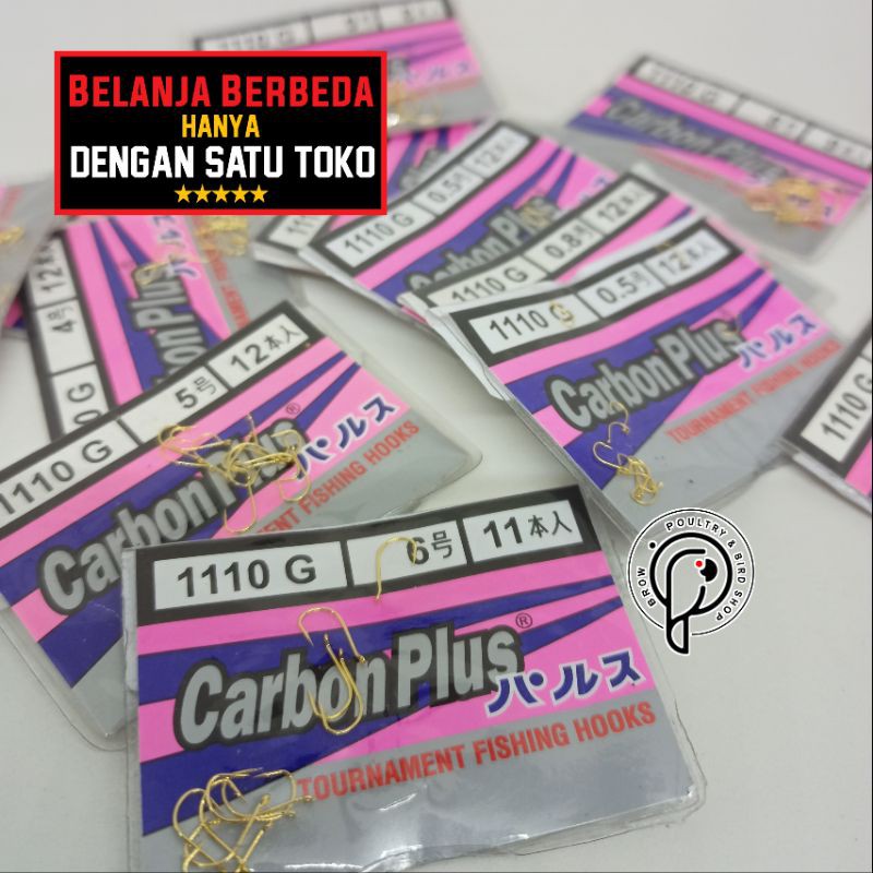 MATA PANCING KAIL CARBON PLUS 1110 G (KUNING) FISHINGHOOKS