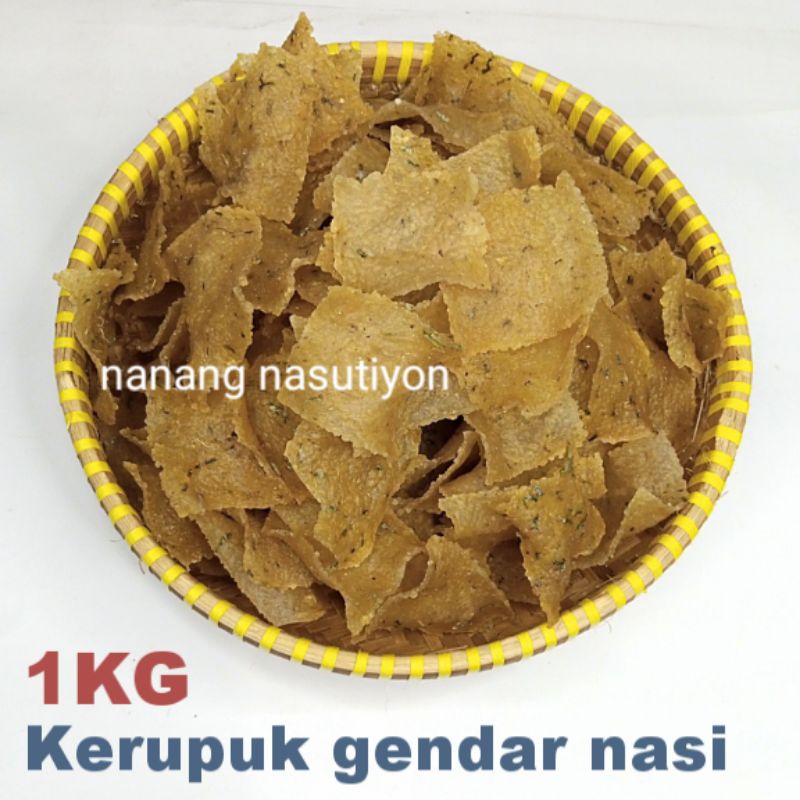

Sekar_Shop07 Krupuk Kerupuk Gendar Legendar Nasi Asal Wonosobo Mentah Netto 1Kg