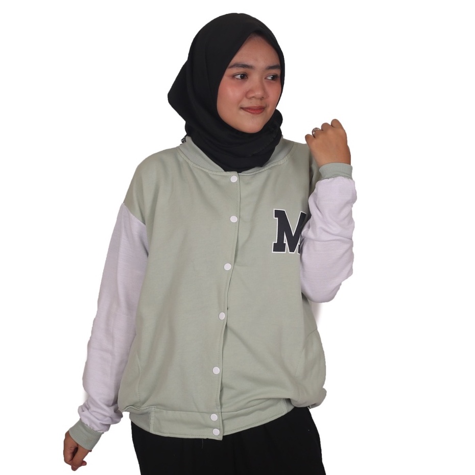 Public - M Baseball Jaket - Jaket Baseball Unisex