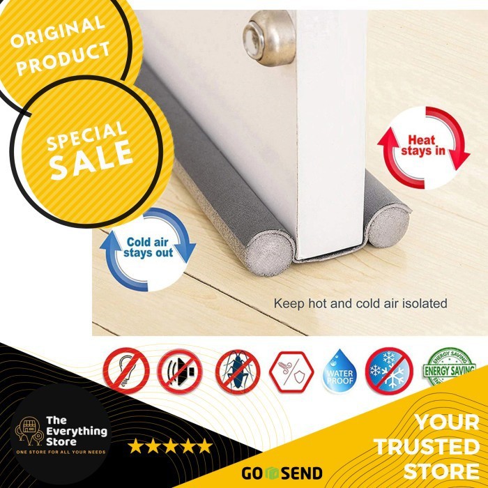 Easy Door Solusi Banjir Anti Serangga Door Draft Stopper Lis Bawah Pintu Anti Debu & Serangga | Soun