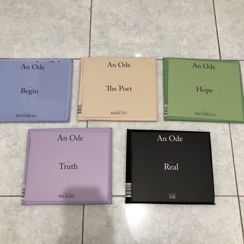 SEVENTEEN An Ode Unsealed Album Only with Mini Photobook Wonwoo Mingyu Woozi DK Set (Version Begin, 