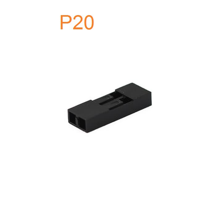1pcs Konektor 2pin Kabel Dupont 2 Pin Head 2P 1X2P Housing Plug Connector Jumper Arduino