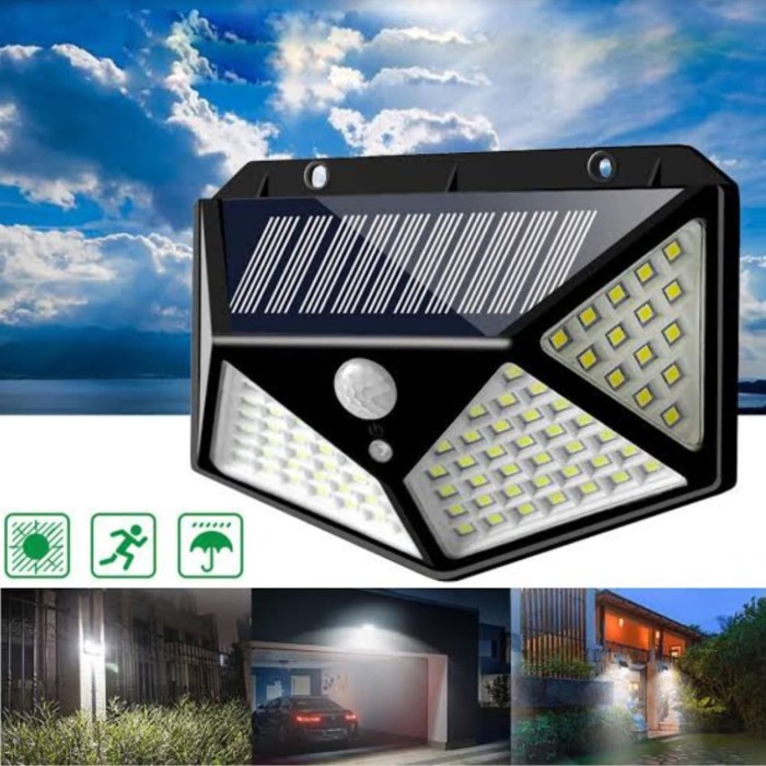 [ CC ] Lampu  Sensor Otomatis / Lampu Solar Powered Led wall light