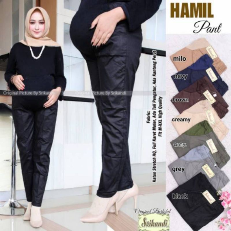 Celana Hamil Kerja/Celana Hamil Katun/Celana Hamil Jumbo