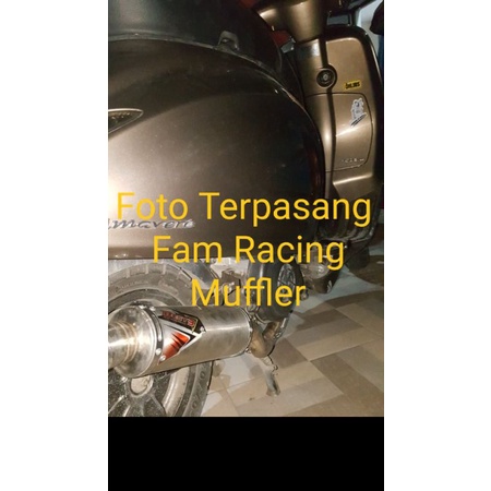 Knalpot Best 3 Vespa Matic Sprint S Iget 3V 2V LX Primavera Inlet 38