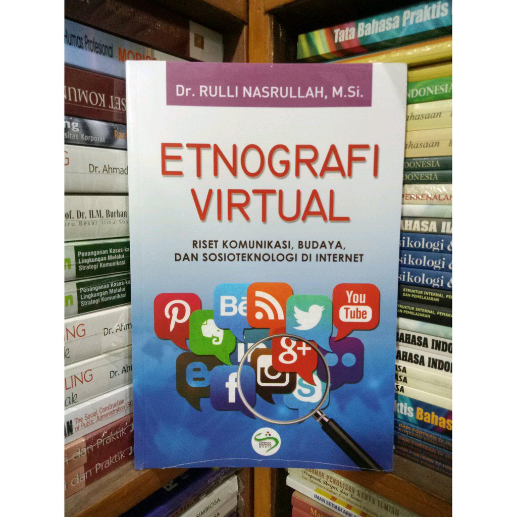 Jual buku ETNOGRAFI VIRTUAL Dr. Rulli Nasrullah.  .ORiginall