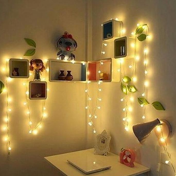 Lampu Led Dekorasi Kamar Warm White / Lampu Tidur Hias / Tumblr Light