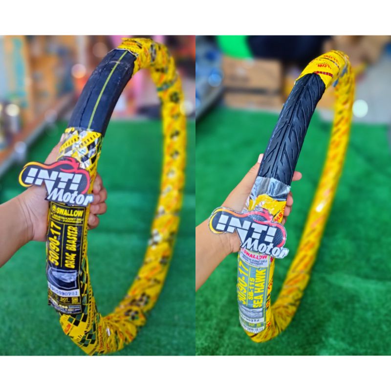 Ban 50/90 ring 17 Swallow CACING BL 5090 R17 TIRES FRONT TIRE FR TUBLES DRAG BLASTER dan TUBETYPE SE