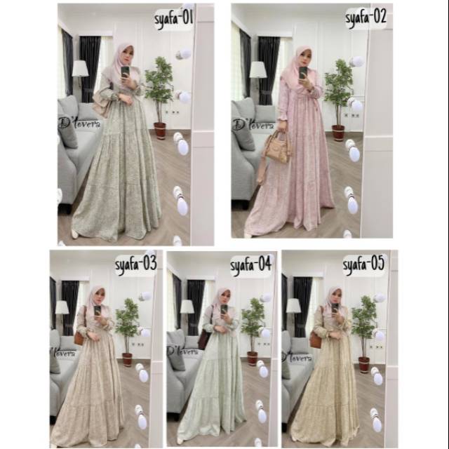 DLOVERA SYAFA DRESS 100%ORI by DLOVERA