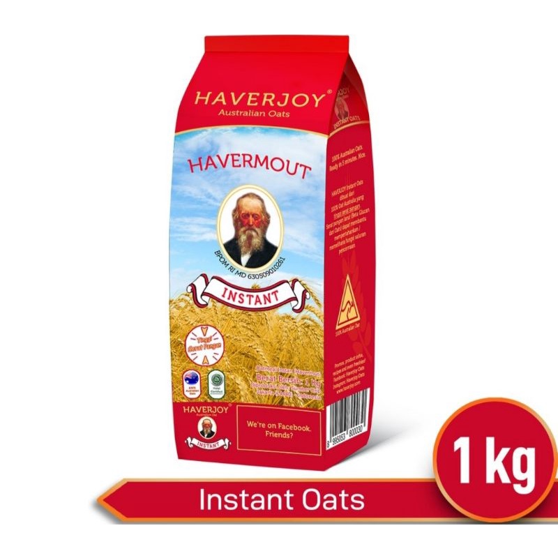 

HAVERJOY INSTANT OAT 1KG - OATMEAL BALIKPAPAN