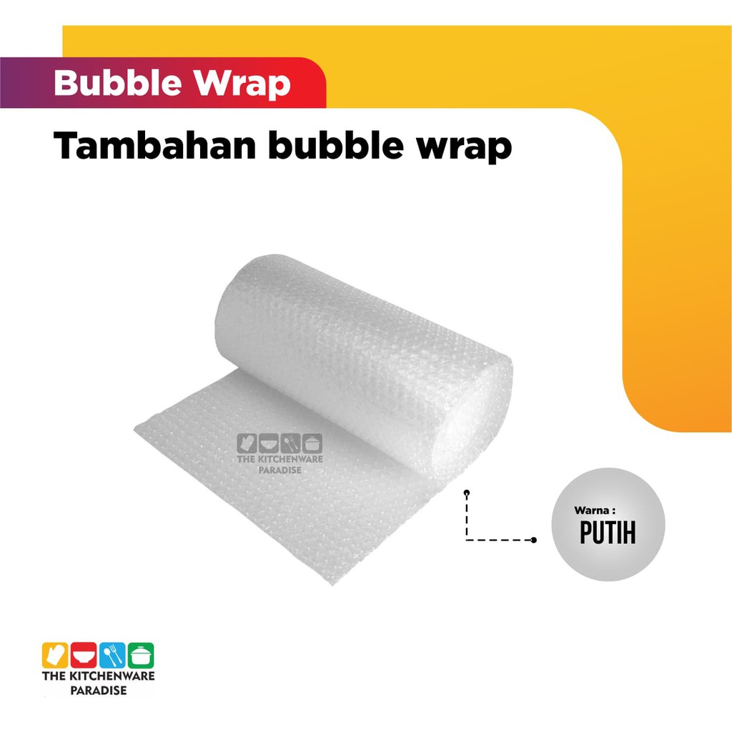 

EXTRA BUBBLE WRAP UNTUK PACKING TAMBAHAN