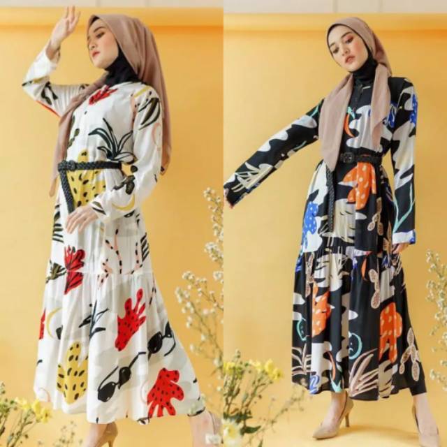 BANTING HARGA  GAMIS KAKTUS //GAMIS KEKINIAN MOTIF TERBARU(1kg muat 5 pcs)