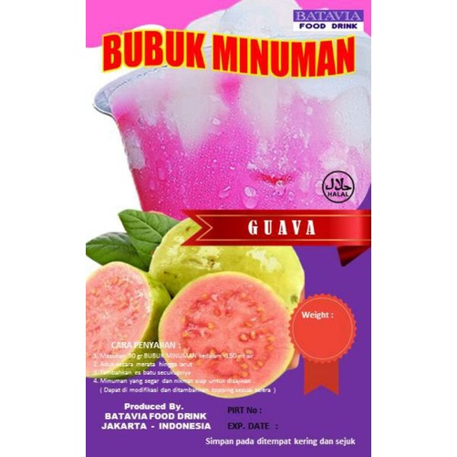 

BUBUK MINUMAN 1KG/1000GRAM RASA GUAVA/SERBUK MINUMAN ANEKA RASA/BUBUK MINUMAN KEKINIAN/BUBUK POWDER DRINK/POWDER MINUMAN BUBUK/MINUMAN KEKINIAN/BUBUK MINUMAN BOBA/BUBUK BOBA MINUMAN/MINUMAN KEKINIAN