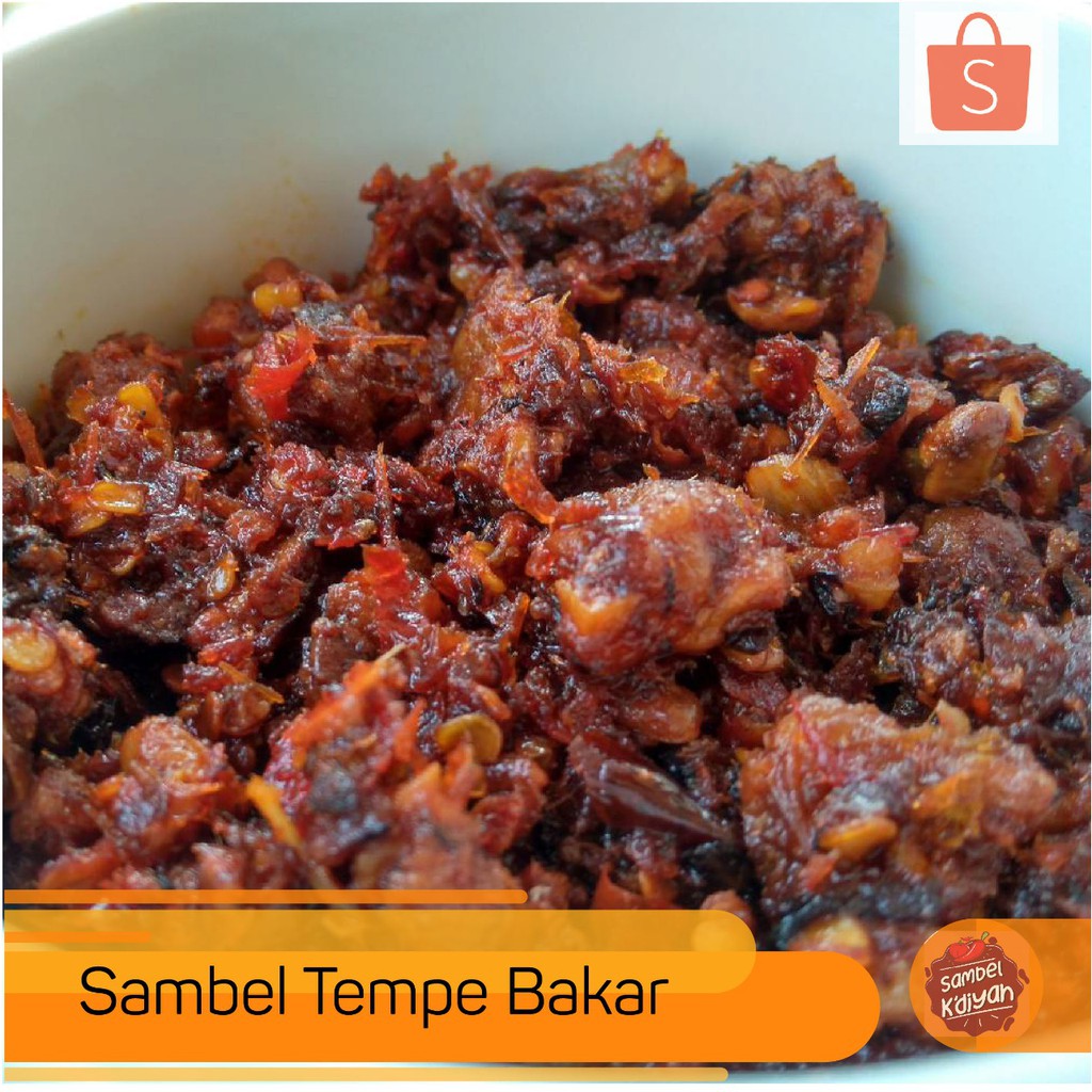 

Sambel tempe bakar