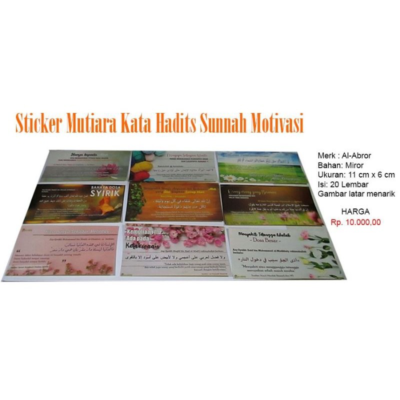 

STIKER MUTIARA KATA