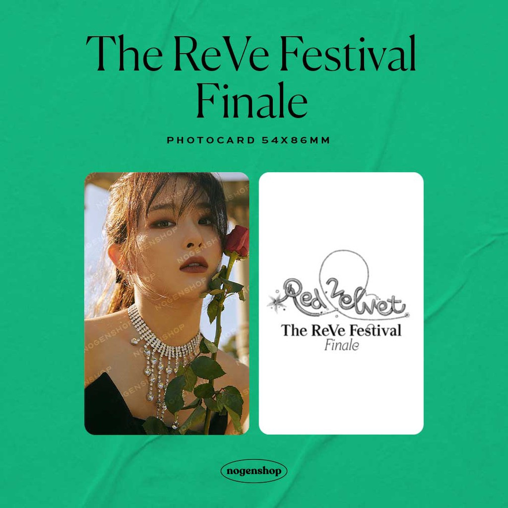 [UNOFFICIAL/FANMADE] PHOTOCARD RED VELVET THE REVE FESTIVAL FINALE PSYCHO
