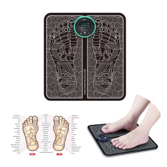 EMS Foot Massager Elektrik Bantalan Pemijat Kaki Alas Pijat Kaki Stimulator Otot Kaki Meningkatkan Sirkulasi Darah Meringankan Rasa Sakit Perawatan Kesehatan