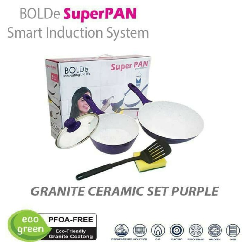 BOLDe SuperPan Granite Set Purple-Panci Set-Original BOLDe