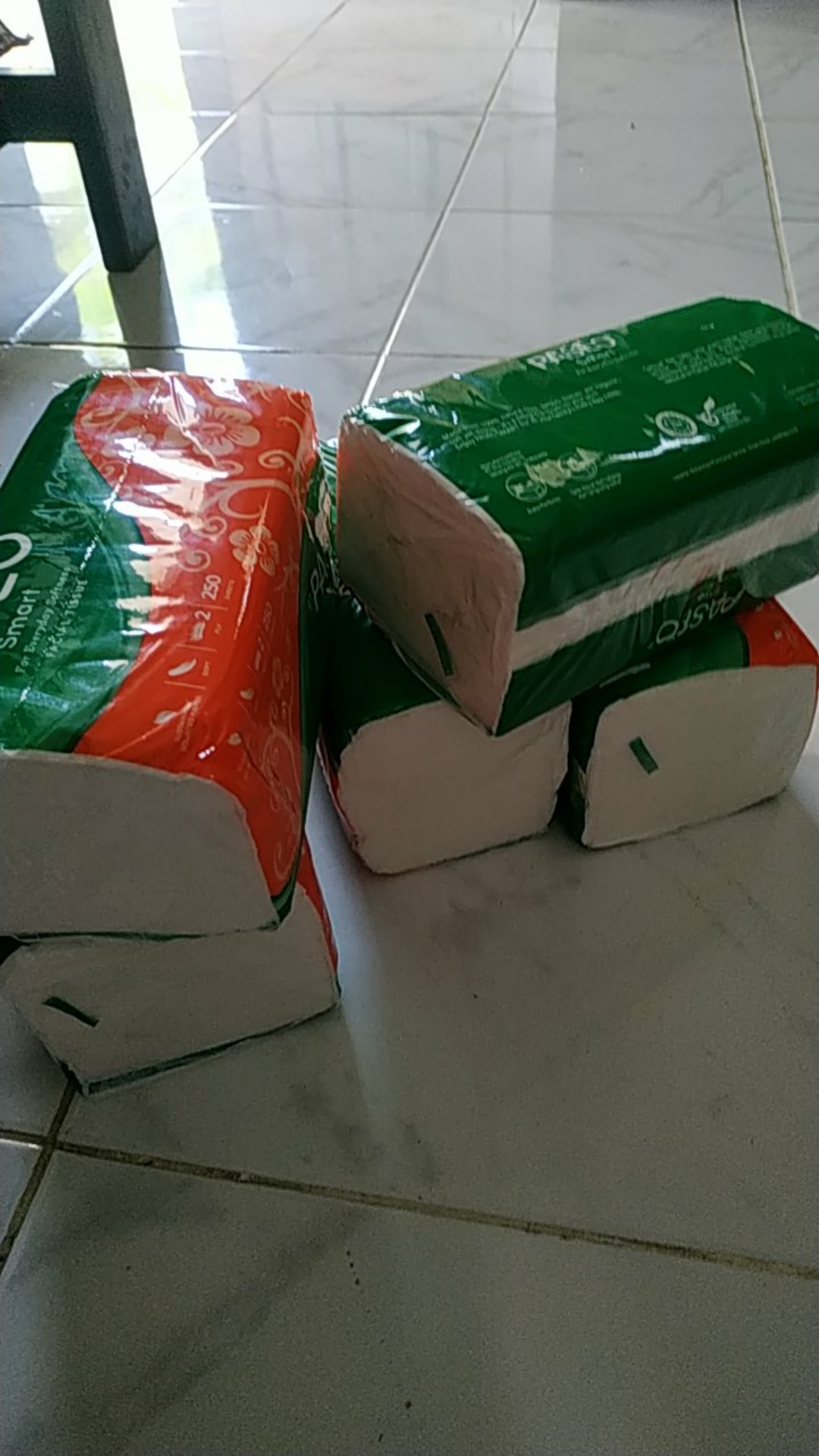 Tissue Paseo Wajah Isi 250 Sheet / Tisu Travel [ 1 Kg Muat 4 Pack ] - Facial Paseo Tisupaseo Smart