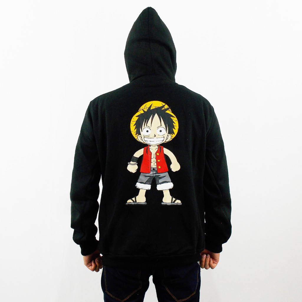 JAKET ONE PIECE - JAKET MONKEY D LUFFY - JAKET LUFFY SNAKEMAN - SWEATER HOODIE ANIME ONE PIECE 01