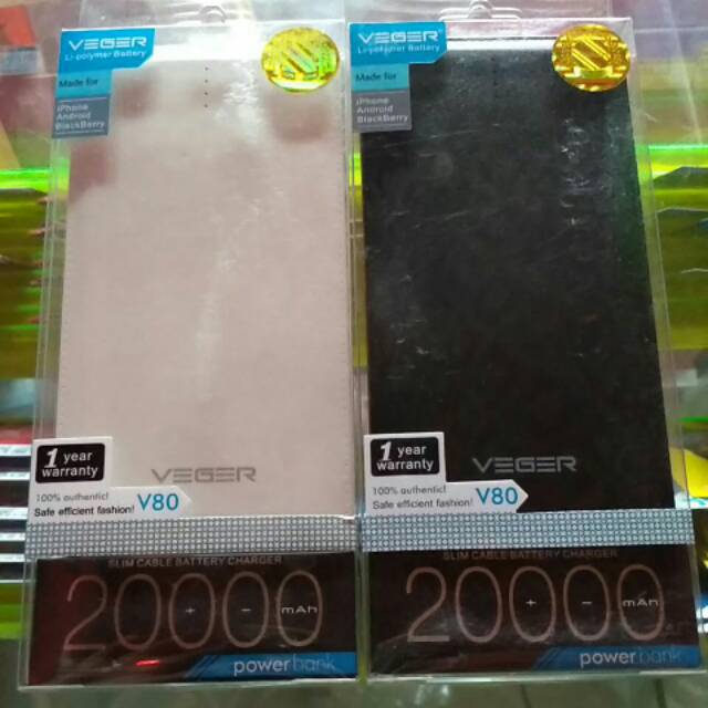 Powerbank veger 20000mah