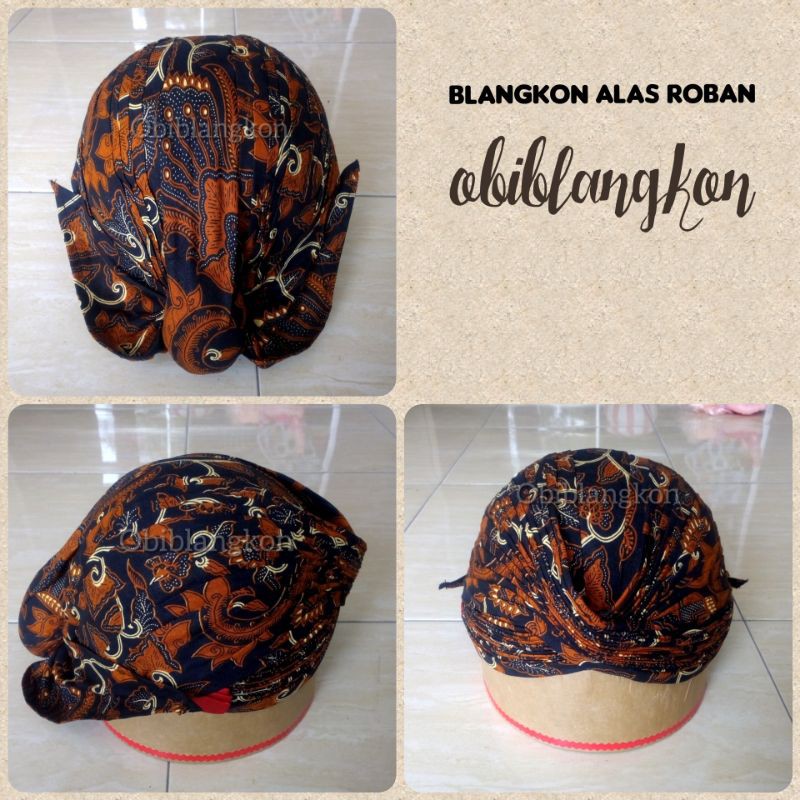 Blangkon Jogja Asli Motif Pringgondani