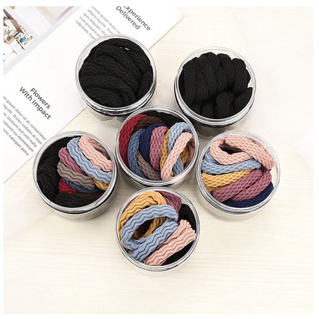 F886 (20 PCS) Ikat Rambut Fashion Wanita / Karet Elastis / Women Hair Tie / Rubber Band