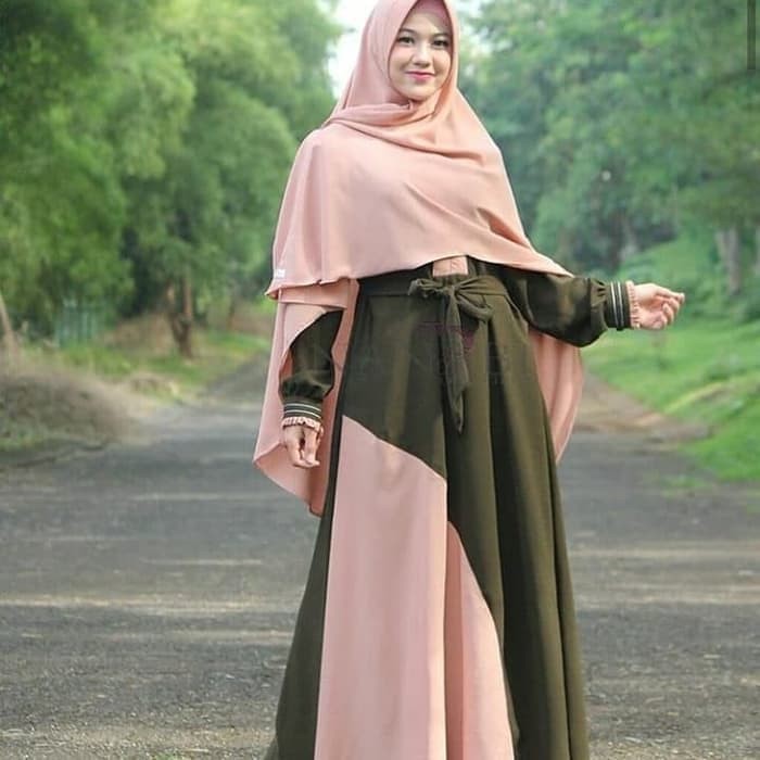 MURAH Pakaian atasan set muslimah sabyan ibu wanita SAFFA SYARI ramadhan puasa mesjid kerja