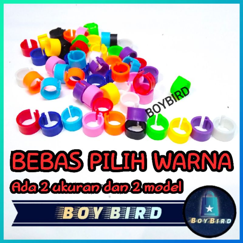 Ring clip merpati / Ring clip / gelang burung dara / Ring clip