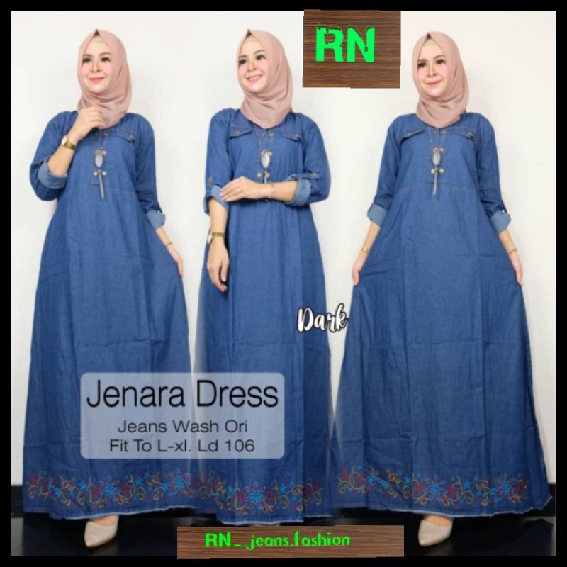 gamis jeans jenara