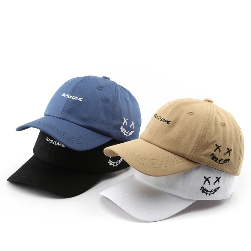 BANTING HARGA- Unisex Pria Wanita Hat Soft Material Bordir Ou Yixiang Topi Baseball