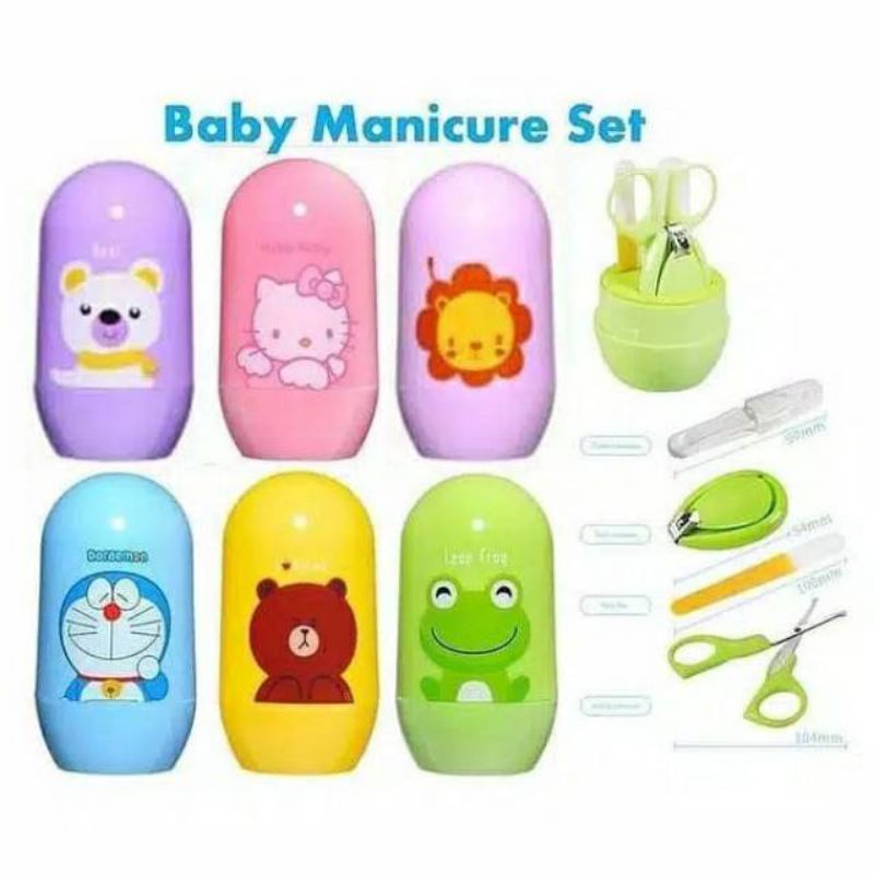 4in1 Set Gunting Kuku Bayi Anak Baby Nail Clipper Set Potong rambut perlengkapan bayi new born gt05