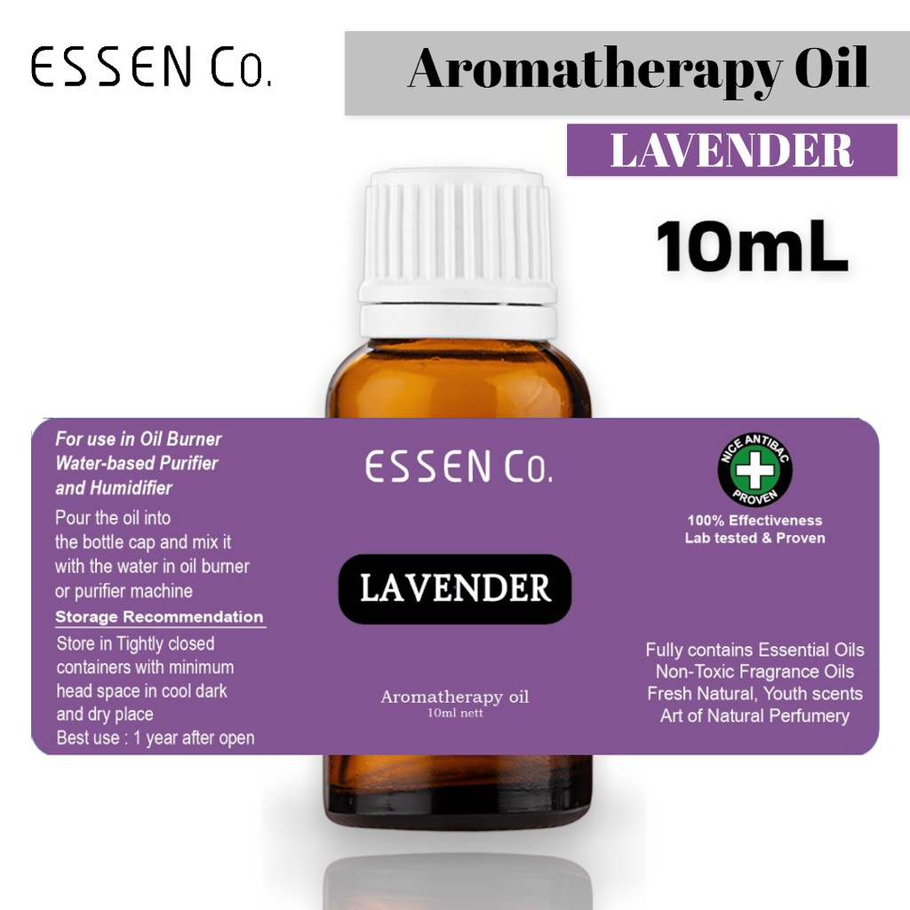 Essen Co Lavender Essential Oil Aromatherapy Pengharum Pewangi Ruangan Aromaterapi 10ml