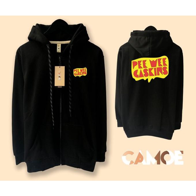 Sweater Pee Wee Gaskins Jaket Hoodie Distro Pria Wanita Zipper Resleting Fleece Sweatshirt Sablon Po